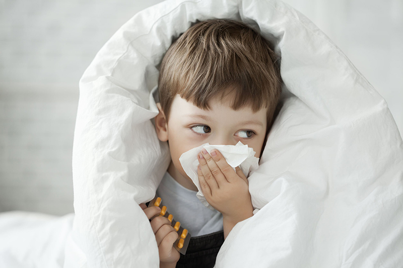 bệnh cảm cúm ở trẻ em