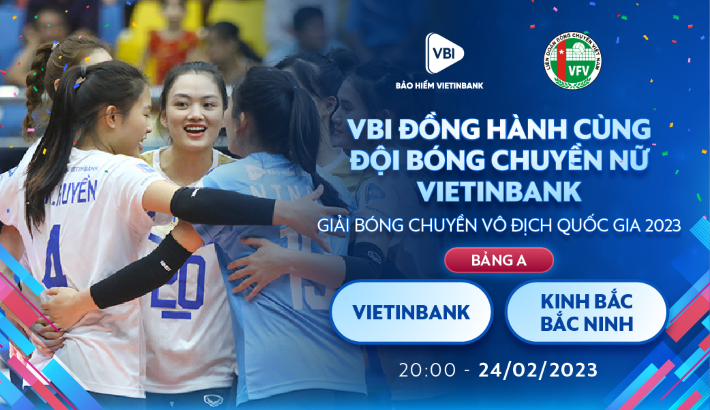 VBI tiếp tục đồng hành, tiếp sức đội tuyển bóng chuyền nữ VietinBank năm 2023